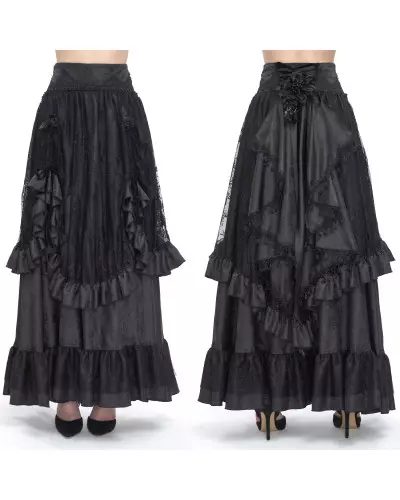 Elegant Black Skirt from Devil Fashion Brand at €140.00