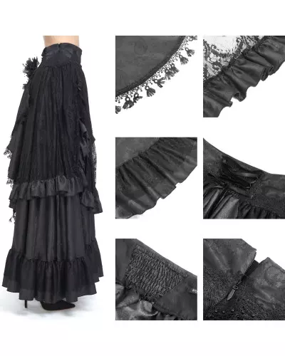 Elegant Black Skirt from Devil Fashion Brand at €140.00