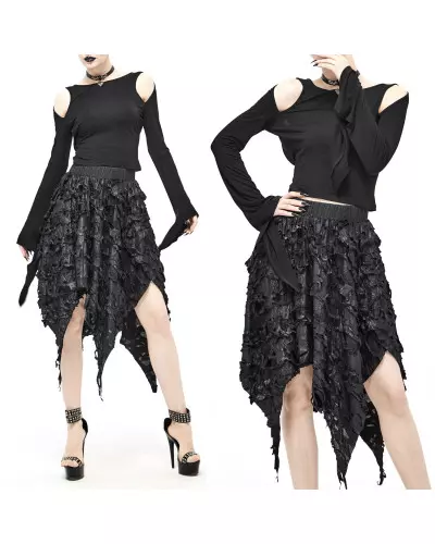 Black Midi Skirt from Devil Fashion Brand at €41.00