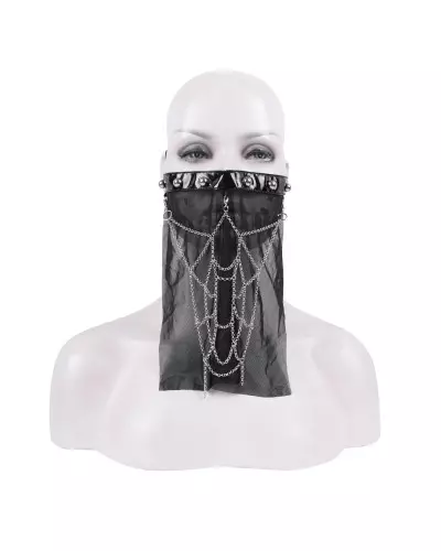 Long Mask with Spiderweb