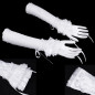 Long White Mittens Long White Mittens