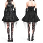 Short Dress with Leatherette Short Dress with Leatherette