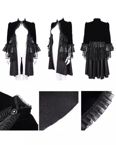 Elegant Ruffled Jacket from Devil Fashion Brand at €119.90