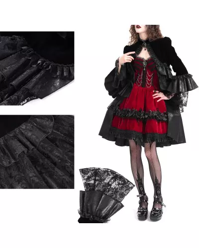 Elegant Ruffled Jacket from Devil Fashion Brand at €119.90