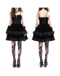 Robe Noire avec Chaînes