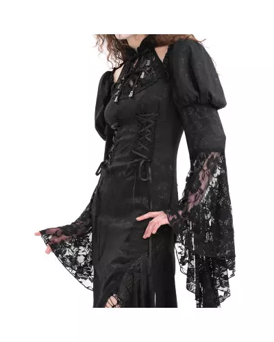 Asymmetric Dress with Lace from Devil Fashion Brand at €93.50