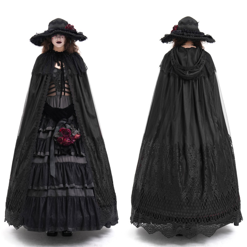 Long Black Cape