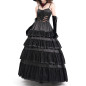 Vestido Preto com Folhos Vestido Preto com Folhos