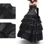 Vestido Preto com Folhos Vestido Preto com Folhos