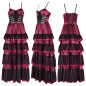 Red Dress with Ruffles