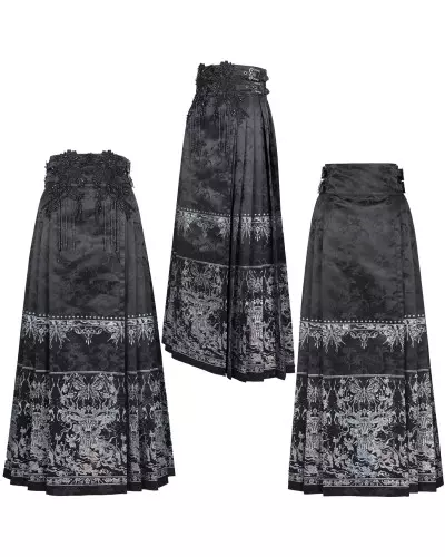 High Skirt with White Details from Devil Fashion Brand at €105.50