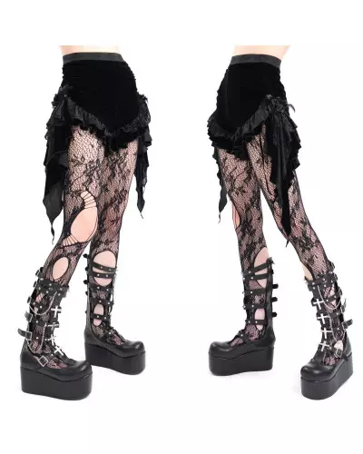 Elegant Shorts with Roses from Devil Fashion Brand at €55.00