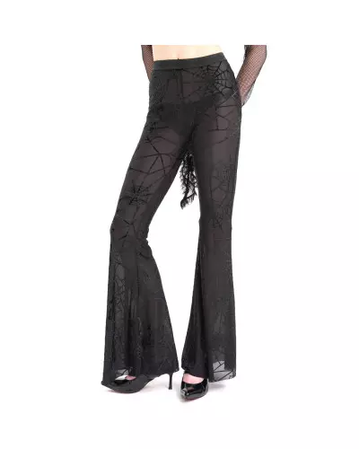 Legging Transparent avec Toiles d'Araignées de la Marque Devil Fashion à 35,50 €