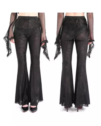 Legging Transparent avec Toiles d'Araignées de la Marque Devil Fashion à 35,50 €