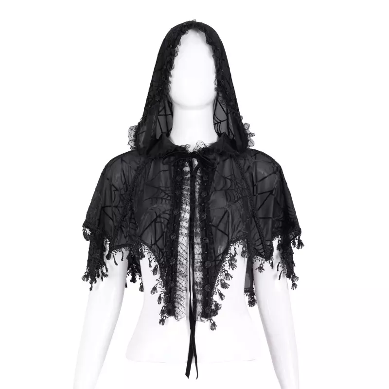 Cape avec Toile d'Araignée de la Marque Devil Fashion à 51,50 €