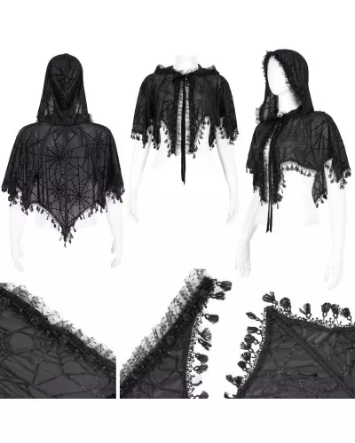 Spider Web Cape from Devil Fashion Brand at €51.50