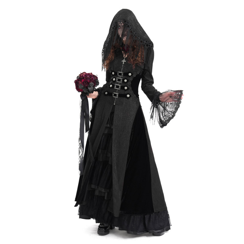 Chaqueta Negra con Flecos