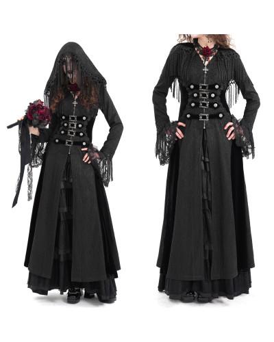 Black Jacket with Fringes