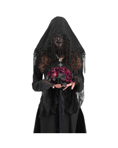 Chaqueta Negra con Flecos