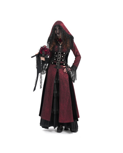 Chaqueta Roja con Flecos