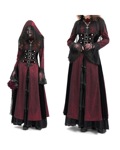 Chaqueta Roja con Flecos