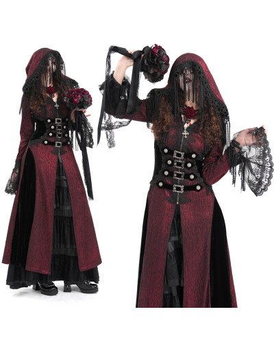 Chaqueta Roja con Flecos