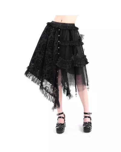 Asymmetric Open Skirt