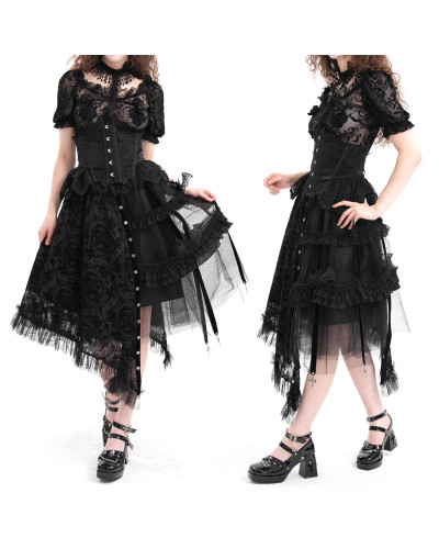 Asymmetric Open Skirt