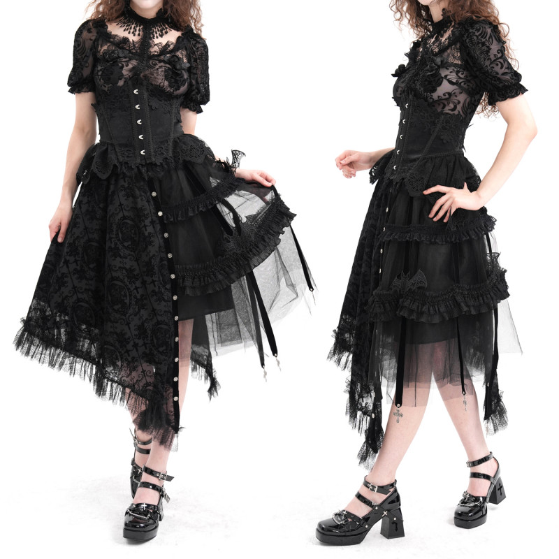 Asymmetric Open Skirt