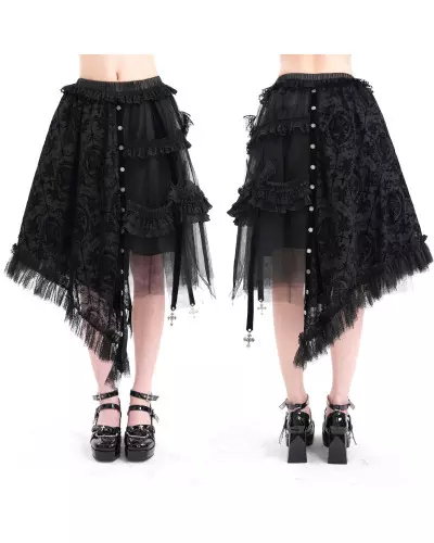 Asymmetric Open Skirt from Devil Fashion Brand at €75.10