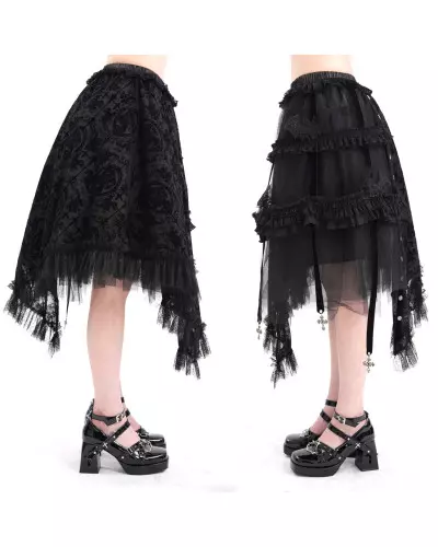 Asymmetric Open Skirt from Devil Fashion Brand at €75.10