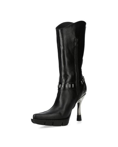 Bottines New Rock avec Flammes