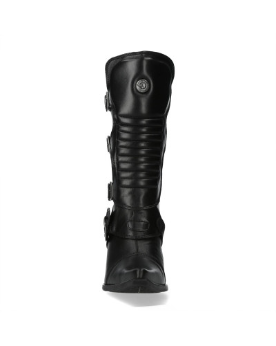 Bottes New Rock à Talons Métalliques