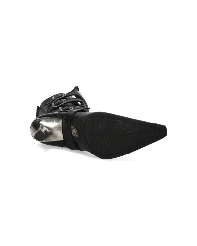 New Rock Boots with Metallic Heels