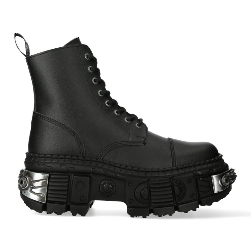 Botines New Rock Unisex de Cuero Sintético