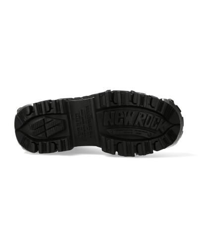 Botines New Rock Unisex de Cuero Sintético
