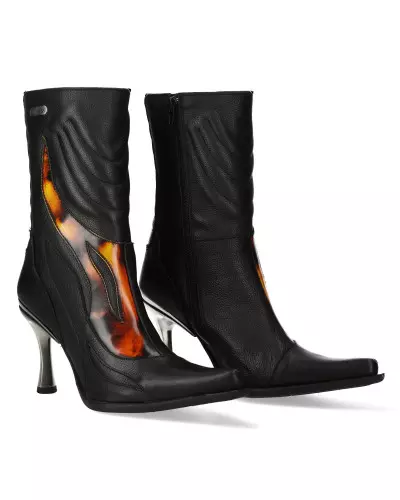 New Rock Stiefel mit Roten Flammen der New Rock-Marke für 205,00 €