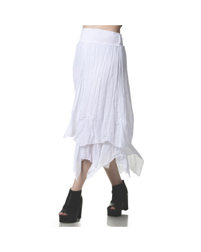 White Skirt with Spikes