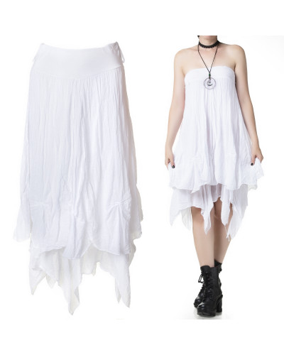 White Skirt with Spikes
