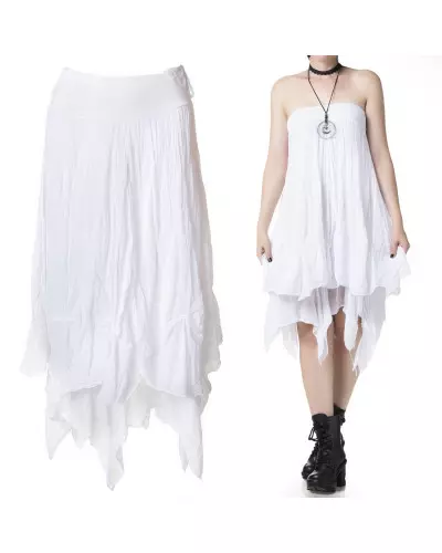 White Skirt with Spikes from Style Brand at €15.00