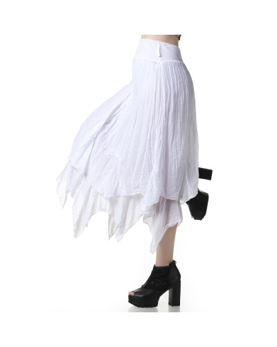 White Skirt with Spikes