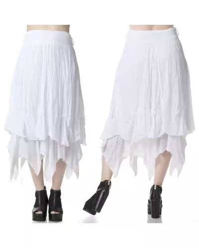 White Skirt with Spikes from Style Brand at €15.00