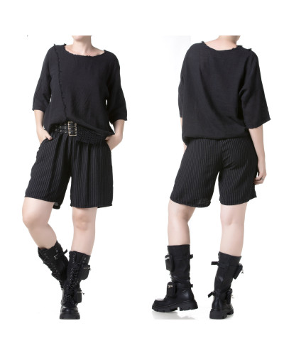 Pantalones Cortos a Rayas