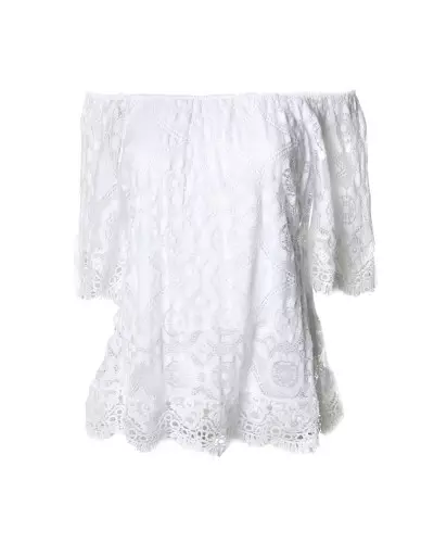 Chemisier en Dentelle Blanche de la Marque Style à 15,00 €