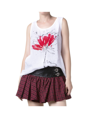 Camiseta Tirantes Lino