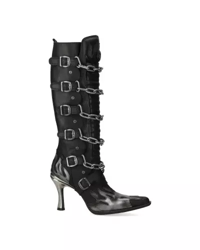 New Rock Boots with Chains by New Rock Brand