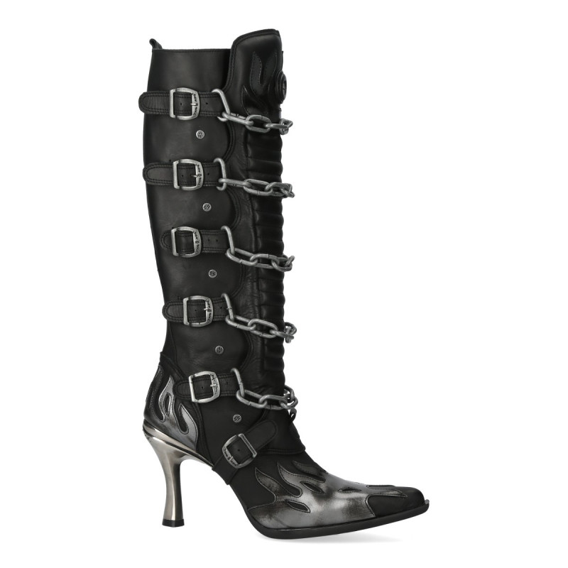 Bottes New Rock avec Chaînes