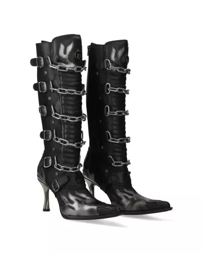 New Rock Boots with Chains from New Rock Brand at €265.00