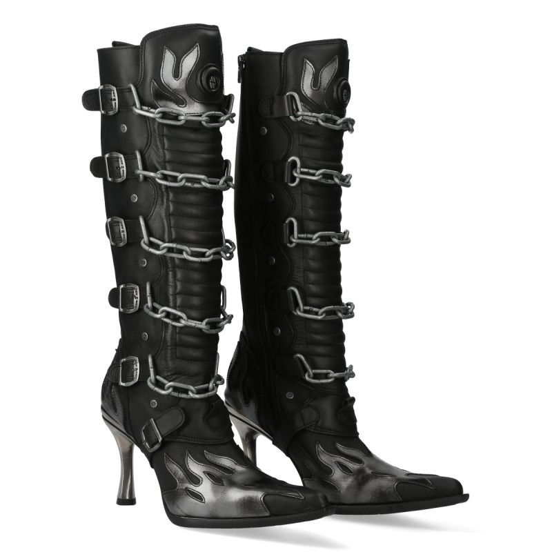 Botas New Rock con Cadenas