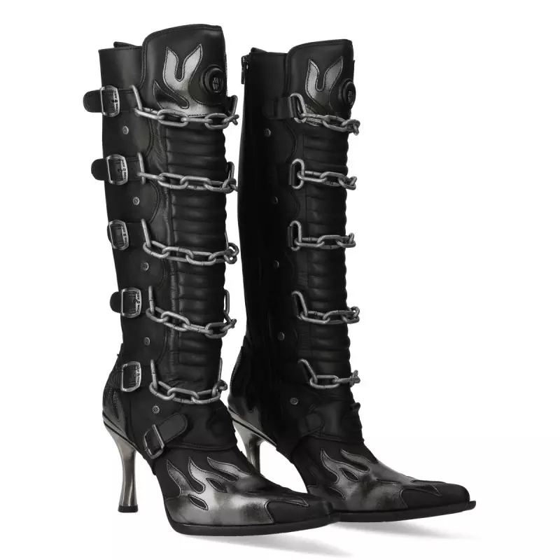 New Rock Boots with Chains from New Rock Brand at €265.00